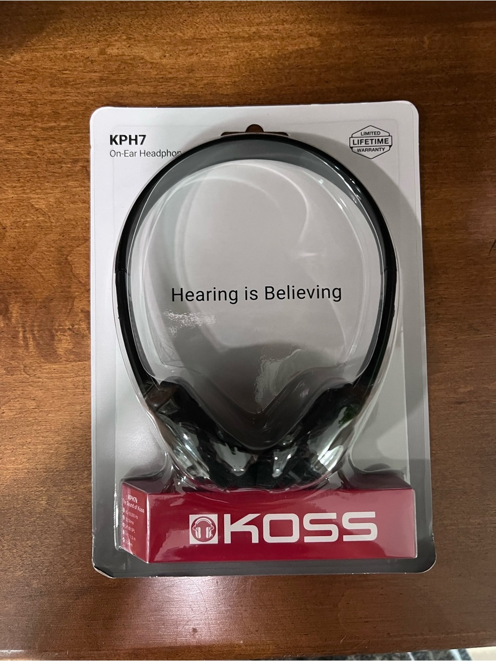 KPH7 Black On-Ear Headphones